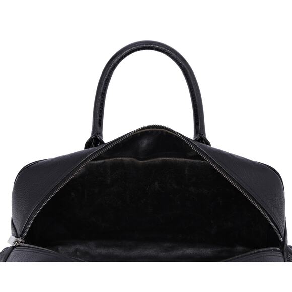 CHANEL Spaline Matelasse Handbag A15685 Black Leather Caviar - Picture 6 of 9